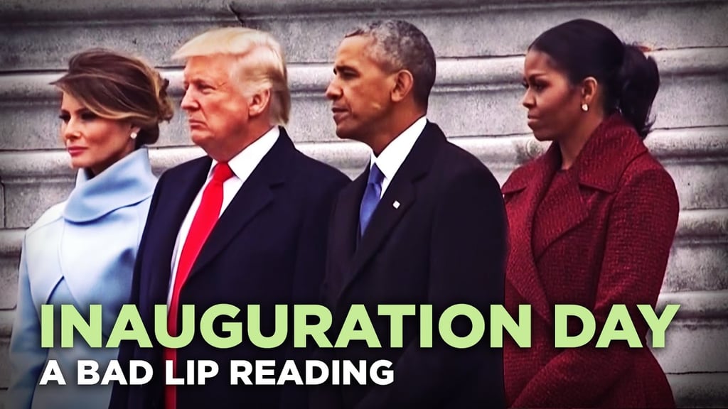 7. A Bad Lip Reading of Inauguration Day