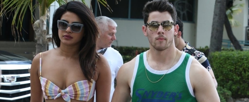 Priyanka Chopra Crop Top With Nick Jonas in Miami