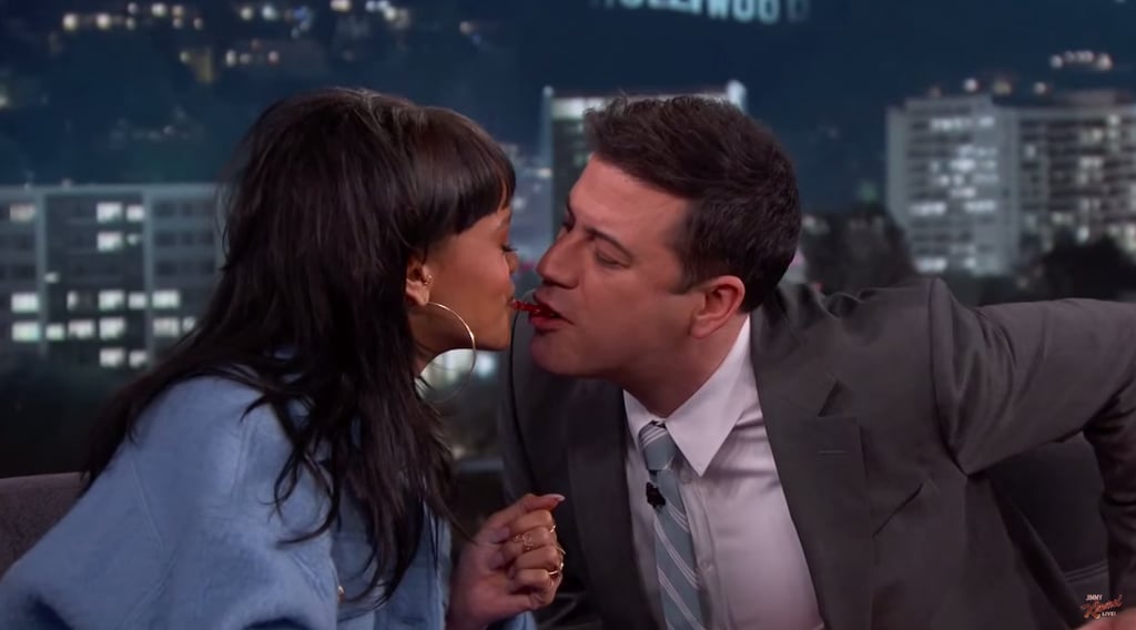 Celebrities Doing the Twizzler Challenge | Videos