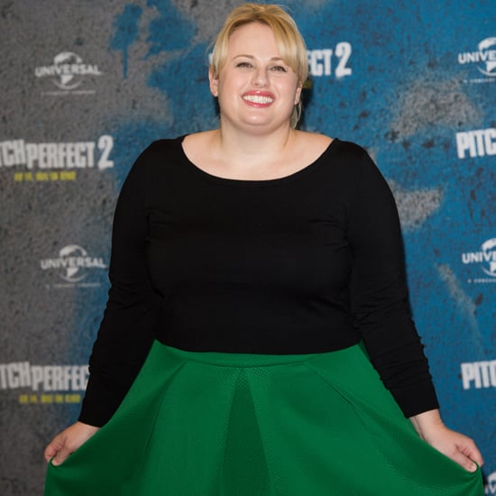 Rebel Wilson's Dress at Pitch Perfect 2 Photocall