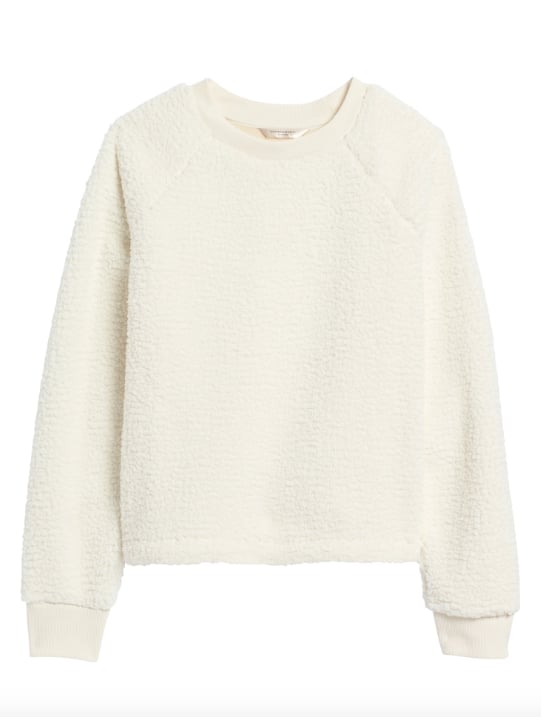 Sherpa Fleece Crew-Neck Sweatshirt