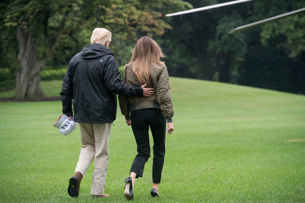 Melania Trump Wears Heels to Texas For Hurricane Harvey