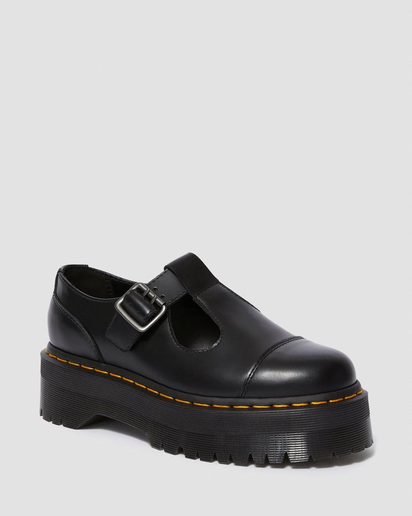 Dr. Martens Bethan Smooth Leather Platform Mary Jane Shoes