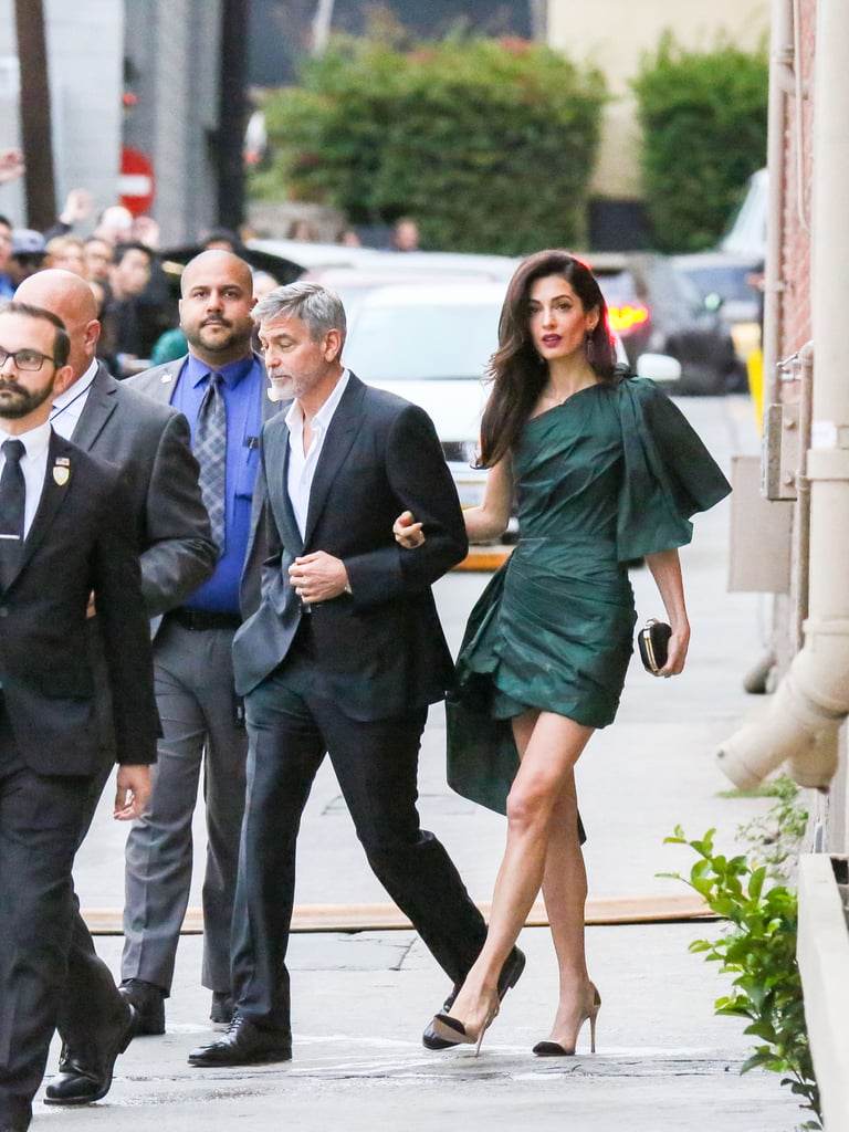 Amal Clooney Green Oscar de la Renta Dress May 2019