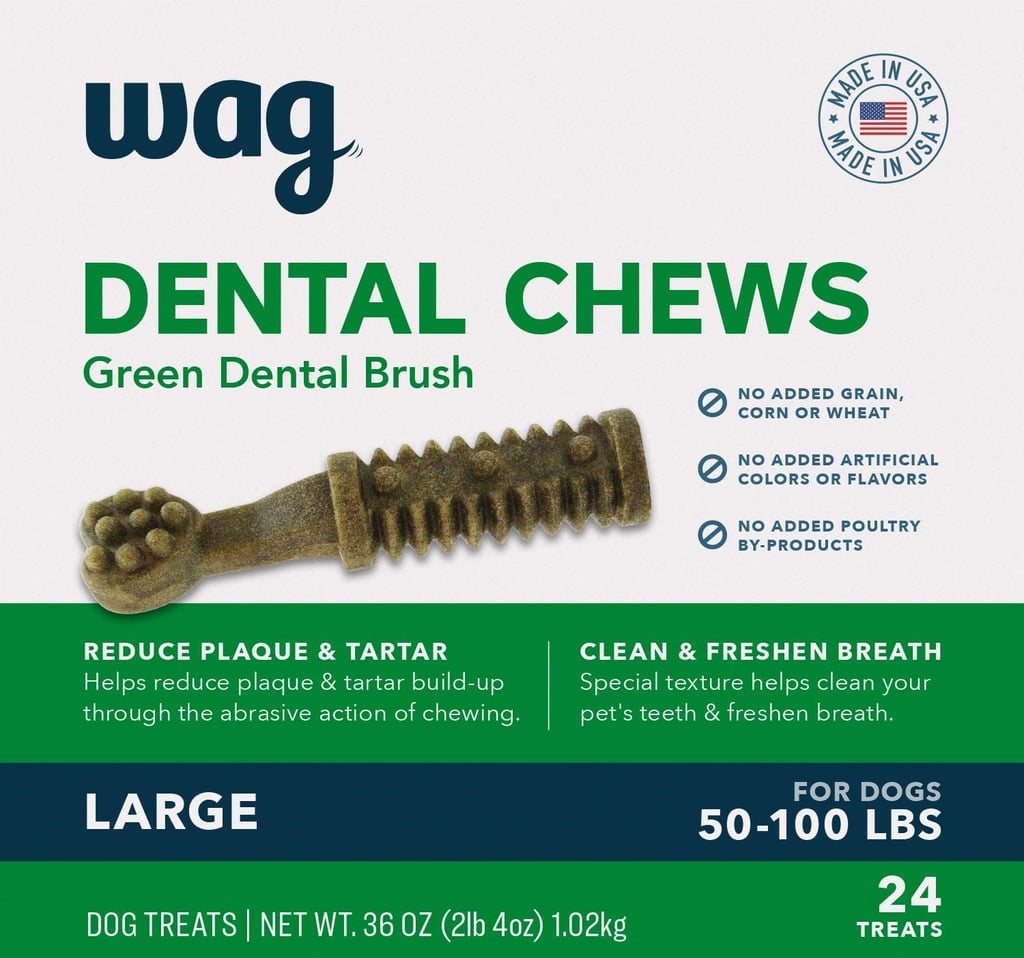 Wag Dental Dog Treats to Help Clean Teeth & Freshen Breath