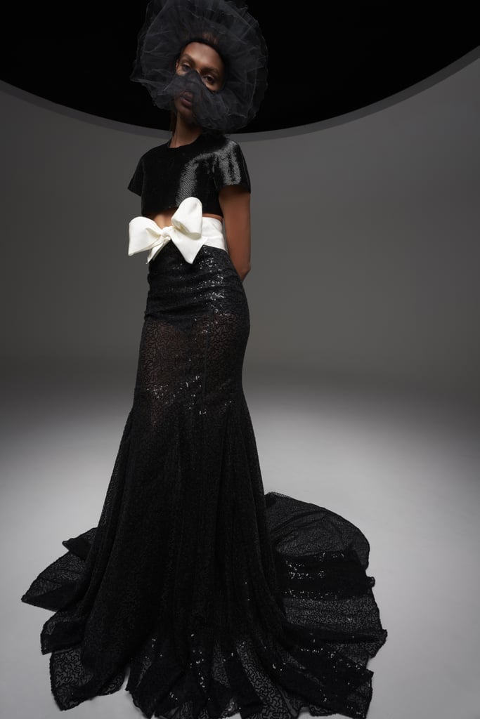 Joan Smalls Models Giambattista Valli's Couture Collection