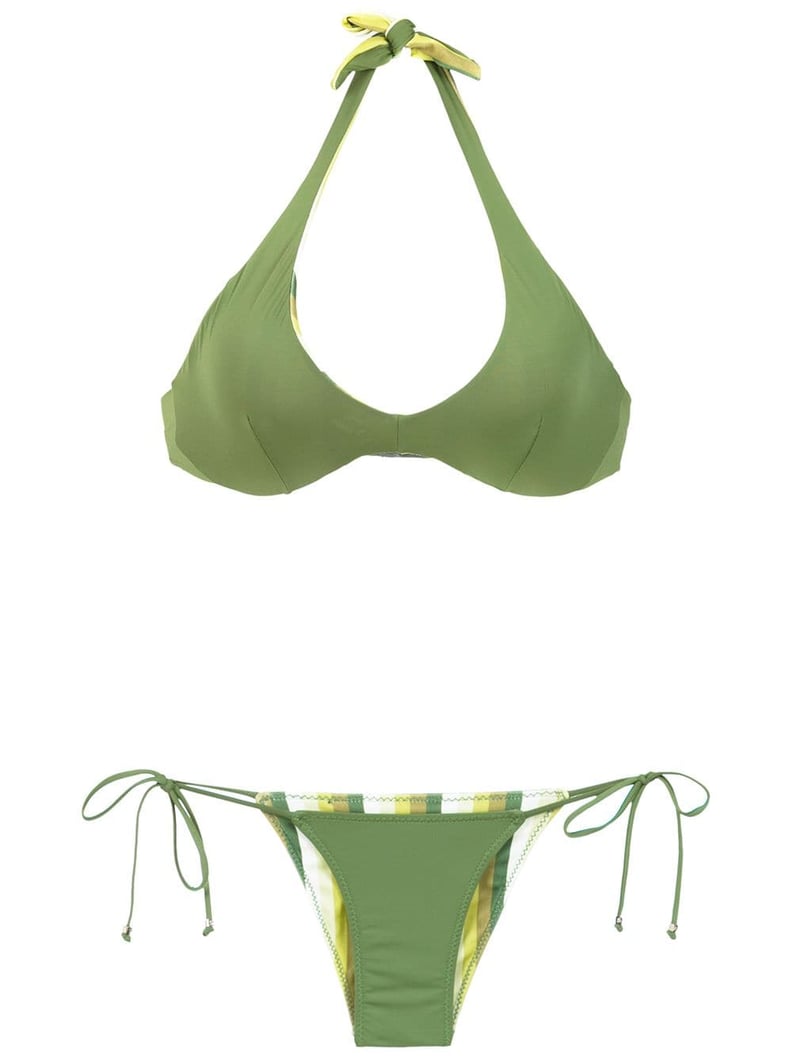 Hailey Baldwin's Sexy, Sporty Green Bikini Is From Ookioh | POPSUGAR ...