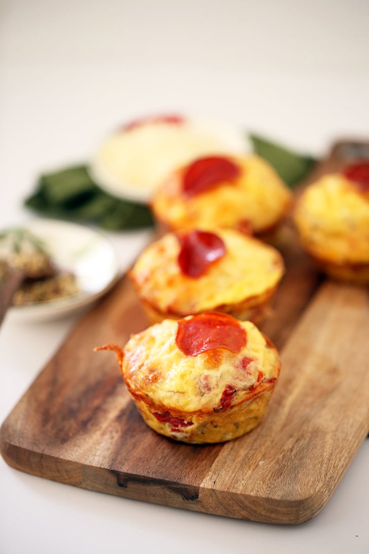 Pizza Egg Muffins With Spiralized Potatoes
