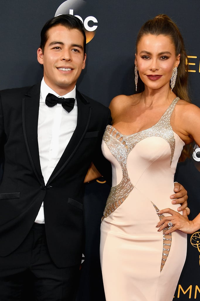 Sofia Vergara and Her Son, Manolo, at the Emmys 2016 | POPSUGAR Latina