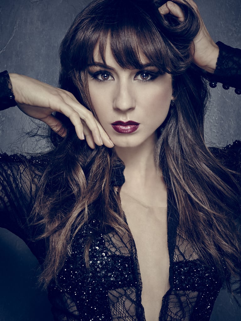 The cast photos are pretty steamy this season as well. Check out how edgy Spencer looks in her black outfit.