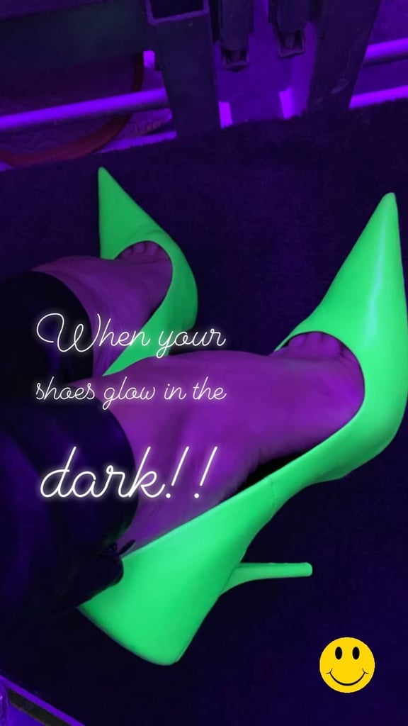 The Heels Glow in the Dark