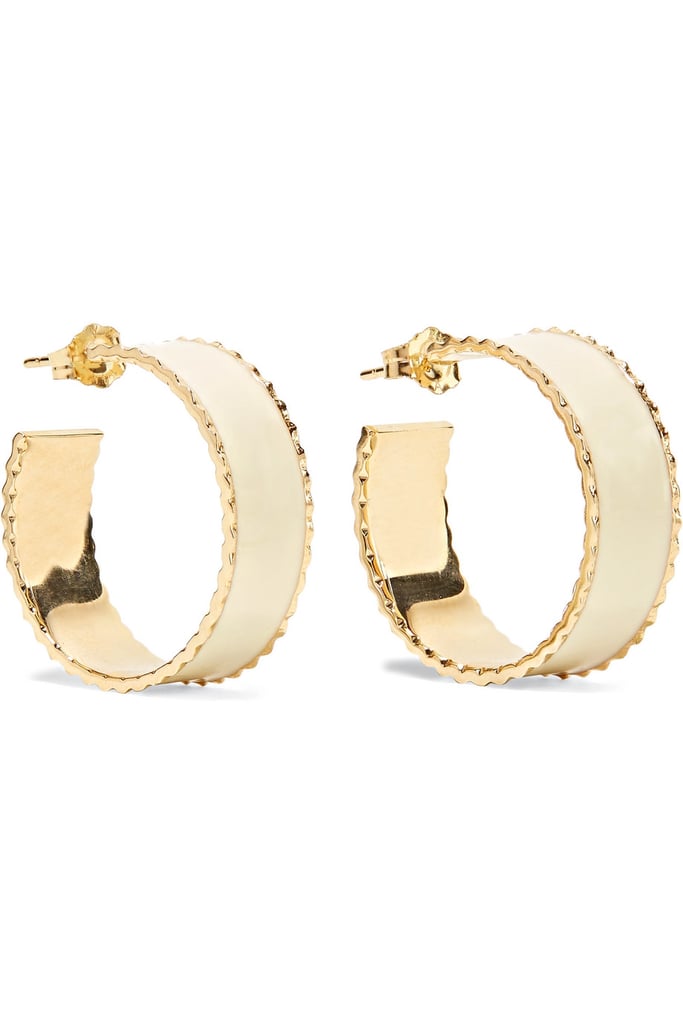 Alison Lou Lasagna Hoop Earrings