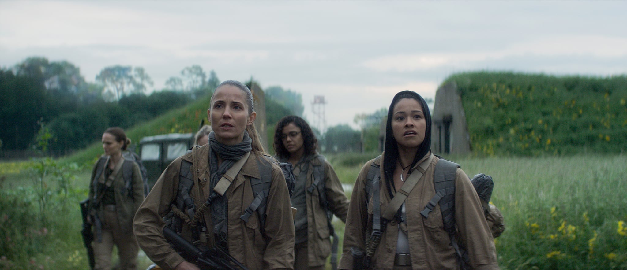 ANNIHILATION, from left: Natalie Portman, Tuva Novotny, Tessa Thompson, Gina Rodriguez,  2018.  Paramount Pictures /courtesy Everett Collection