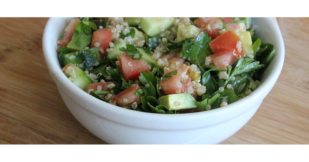 Jennifer Aniston Diet Healthy Quinoa Tabouleh Salad POPSUGAR Fitness