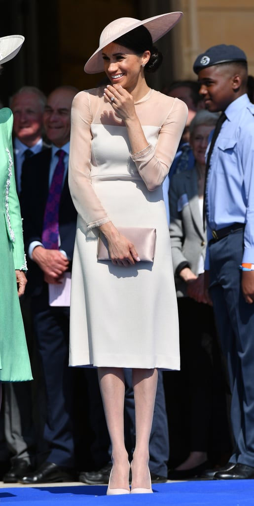 Meghan Markle Attending the Prince Of Wales' 70th Birthday Celebration in May 2018