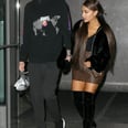 Ariana Grande Somehow Pulled Off Wearing a Louis Vuitton Miniskirt With Matching Logo Cat Ears