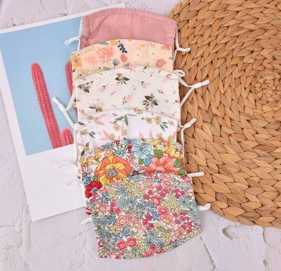 Cotton Face Masks by Little QTUT