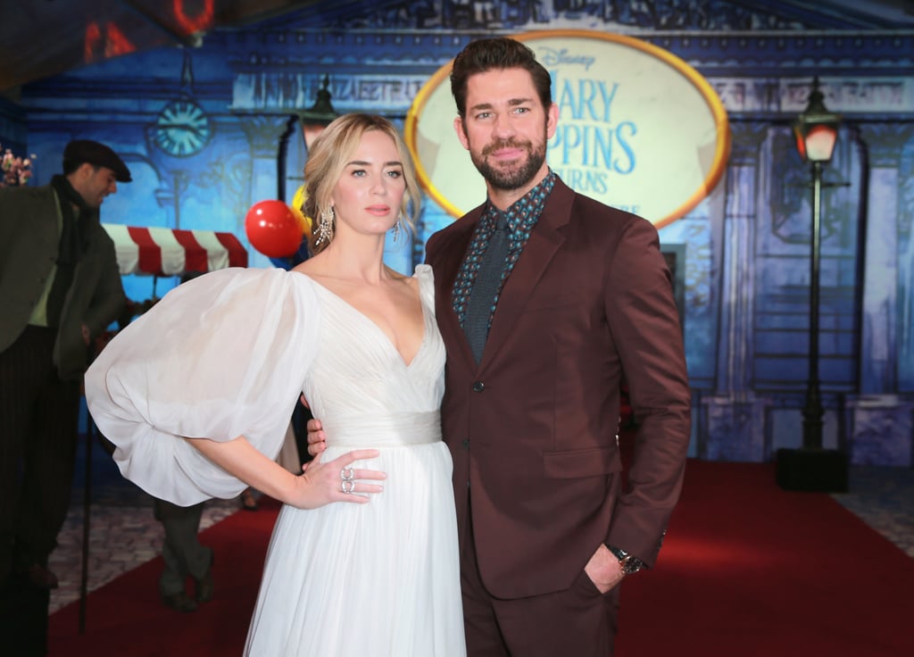 Emily Blunt and John Krasinski Mary Poppins Premiere Photos