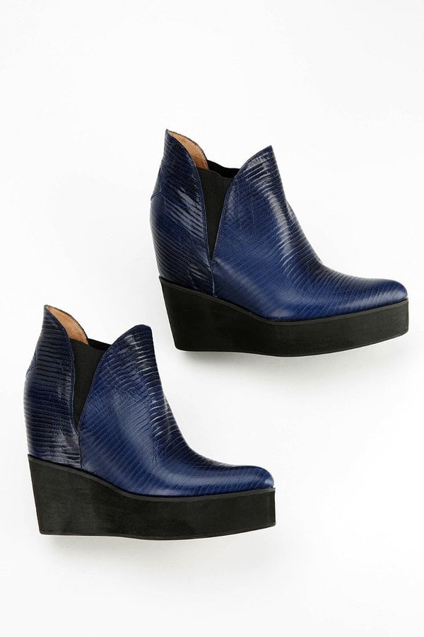 Jeffrey Campbell Priya Scaled Platform Ankle Boot