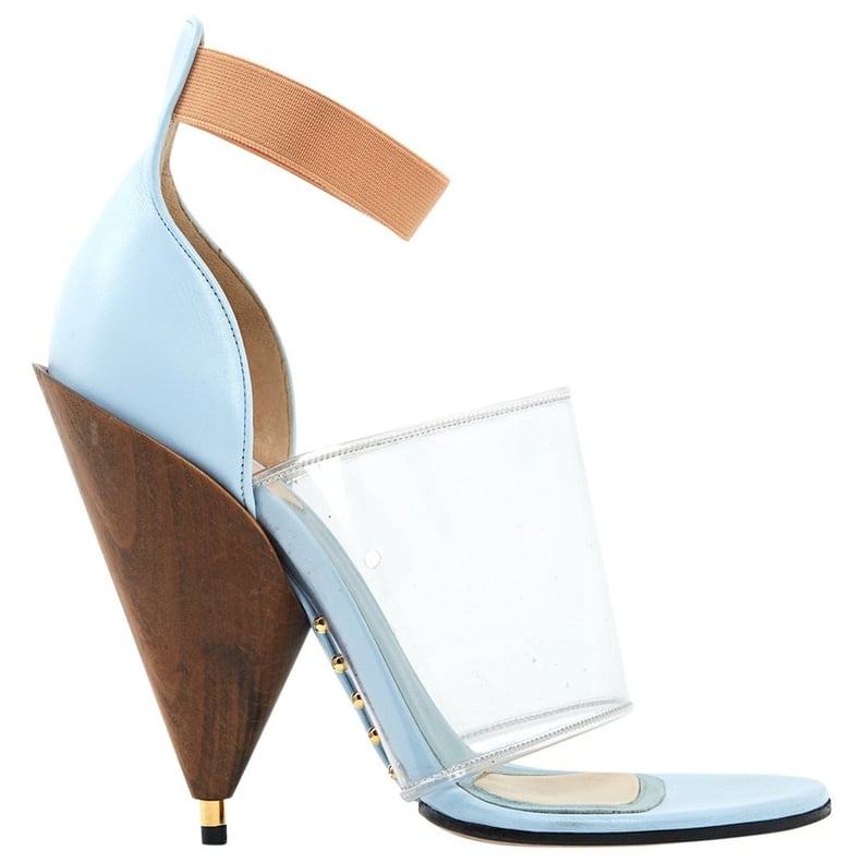 Givenchy Leather Sandals in Blue