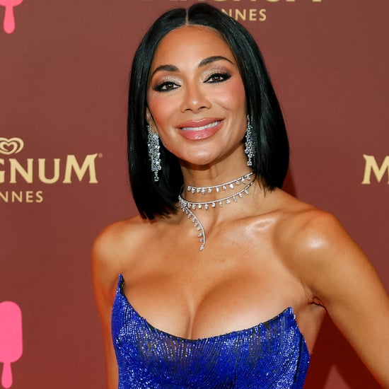 Nicole Scherzinger's Beaded Naked Dress at Cannes VIP Party