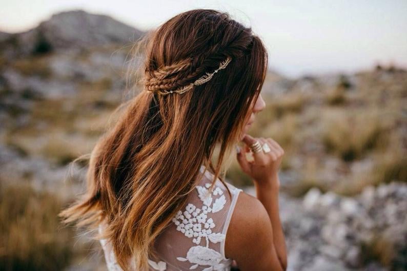 Gold Bridal Headpiece