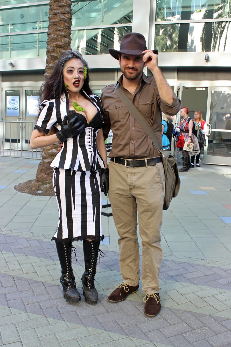 Beetlejuice and Indiana Jones