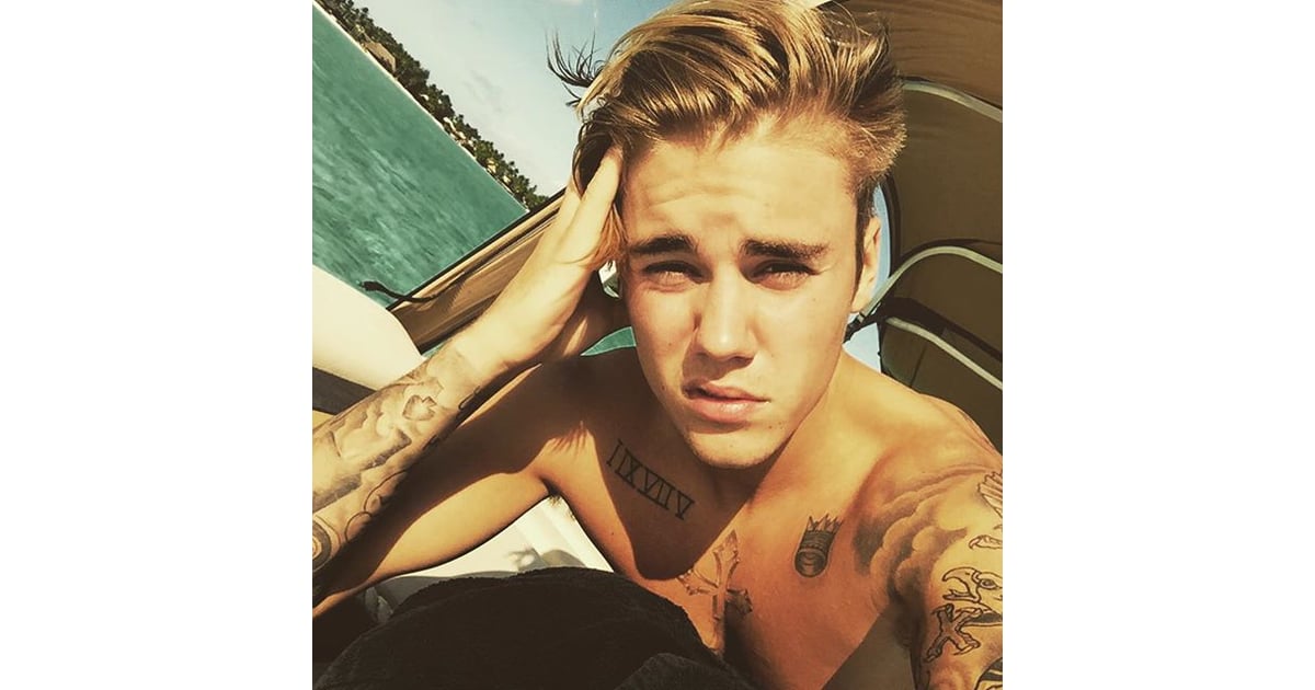 Justin Bieber Sexiest Instagram Selfies Popsugar Celebrity Photo 14