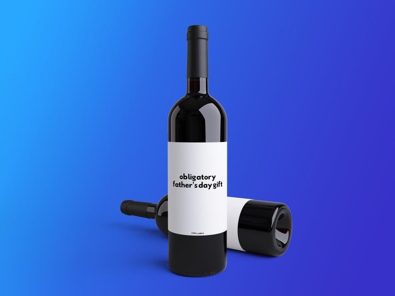 Gift for Dad Wine Gift Bag From The Reason You Drink Happy Father/'s Day Funny Father/'s Day Gift Alcohol Gift Drink Gift
