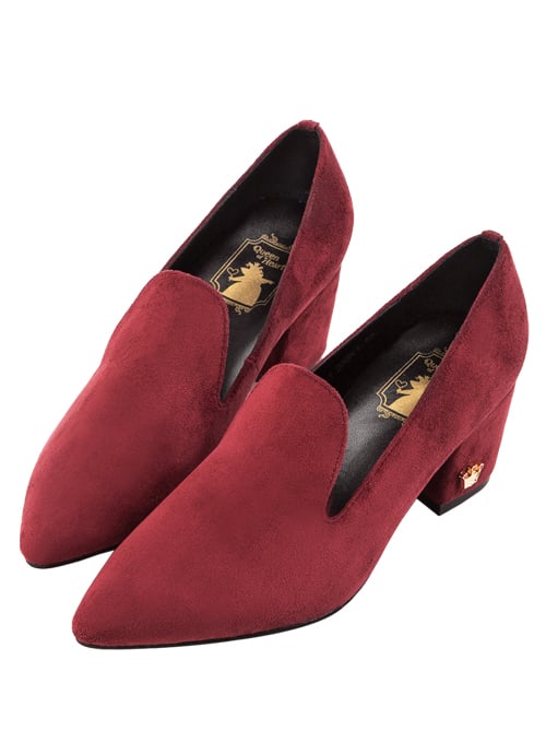 Red Queen Cover Pointed-Toe Block Heel ($30)