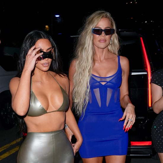 Kim and Khloé Kardashian Twin in Skims Bathing Suits