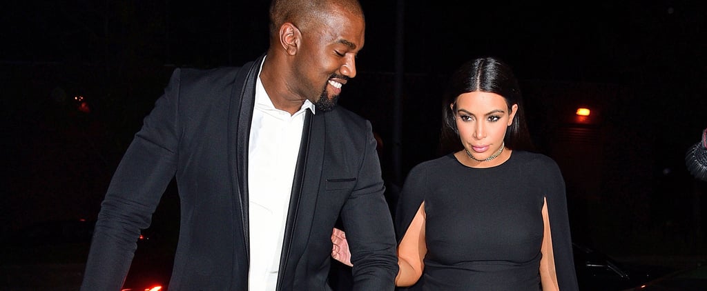 Kim Kardashian's Black Valentino Cape Dress