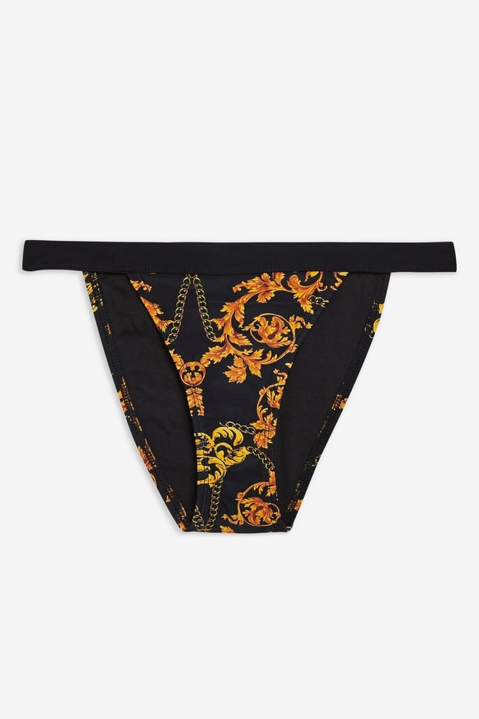 Topshop Chain Print Bikini Bottoms