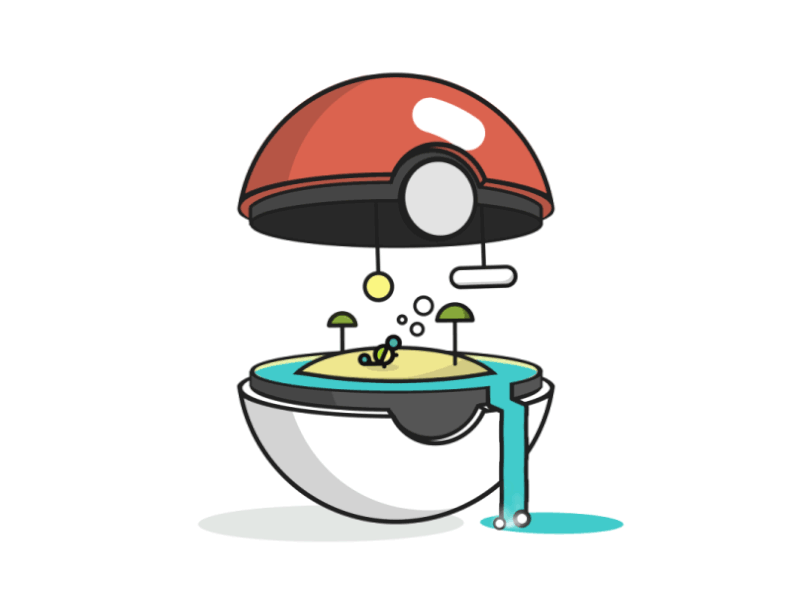 GIFs show what's REALLY inside a Pokeball.
