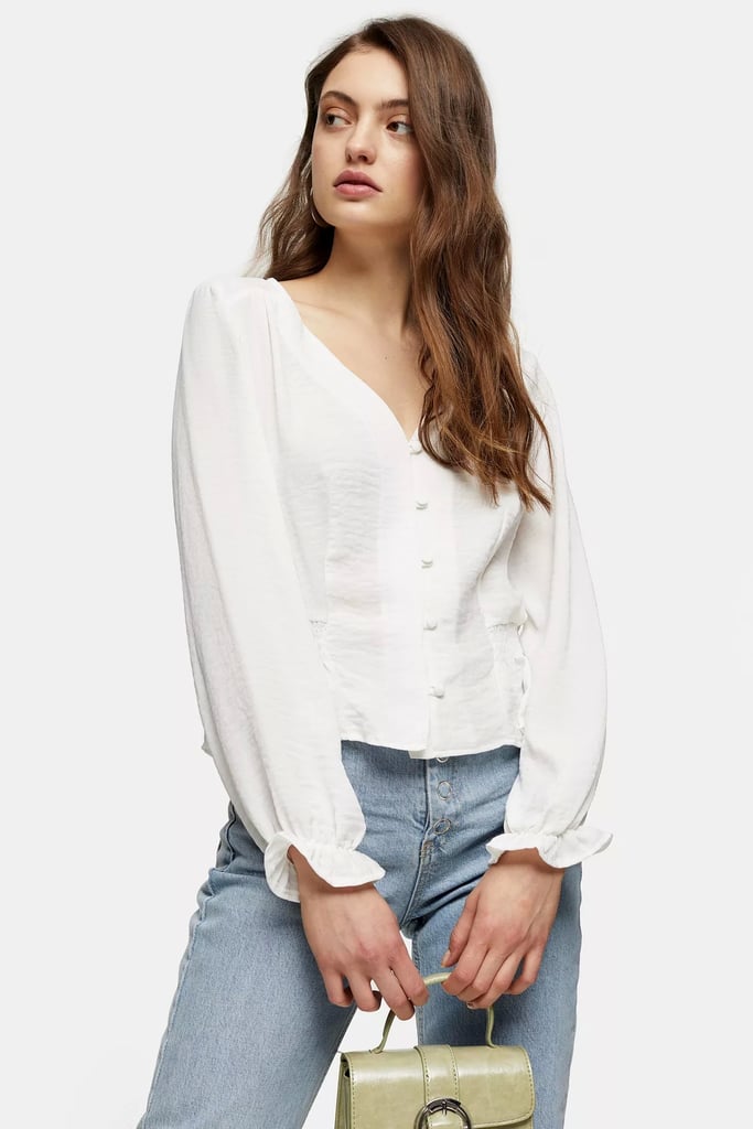 Ivory Twill Tea Top