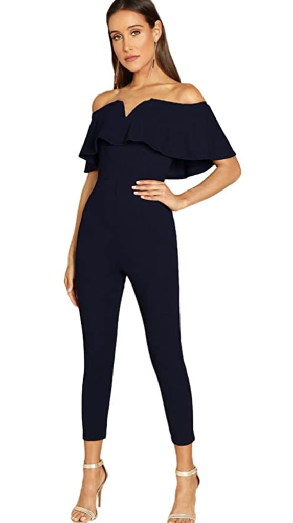 For the Next Night Out: Verdusa Off-Shoulder Jumpsuit