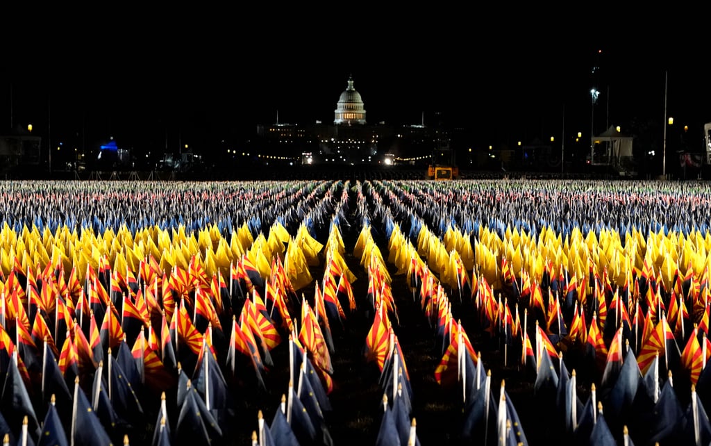 The Meaning of the Field of Flags at the Biden Inauguration