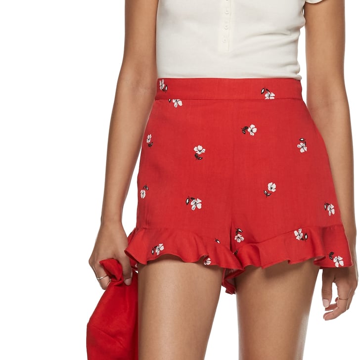 POPSUGAR Collection at Kohl's RuffleHem Shorts Best Women's Shorts