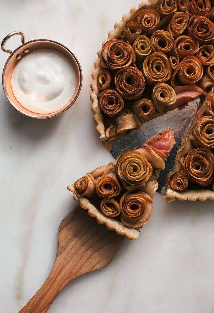 Rose Apple Pistachio Tart