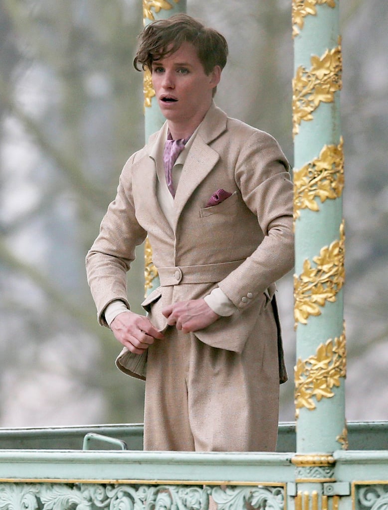 Eddie Redmayne on The Danish Girl Set Pictures