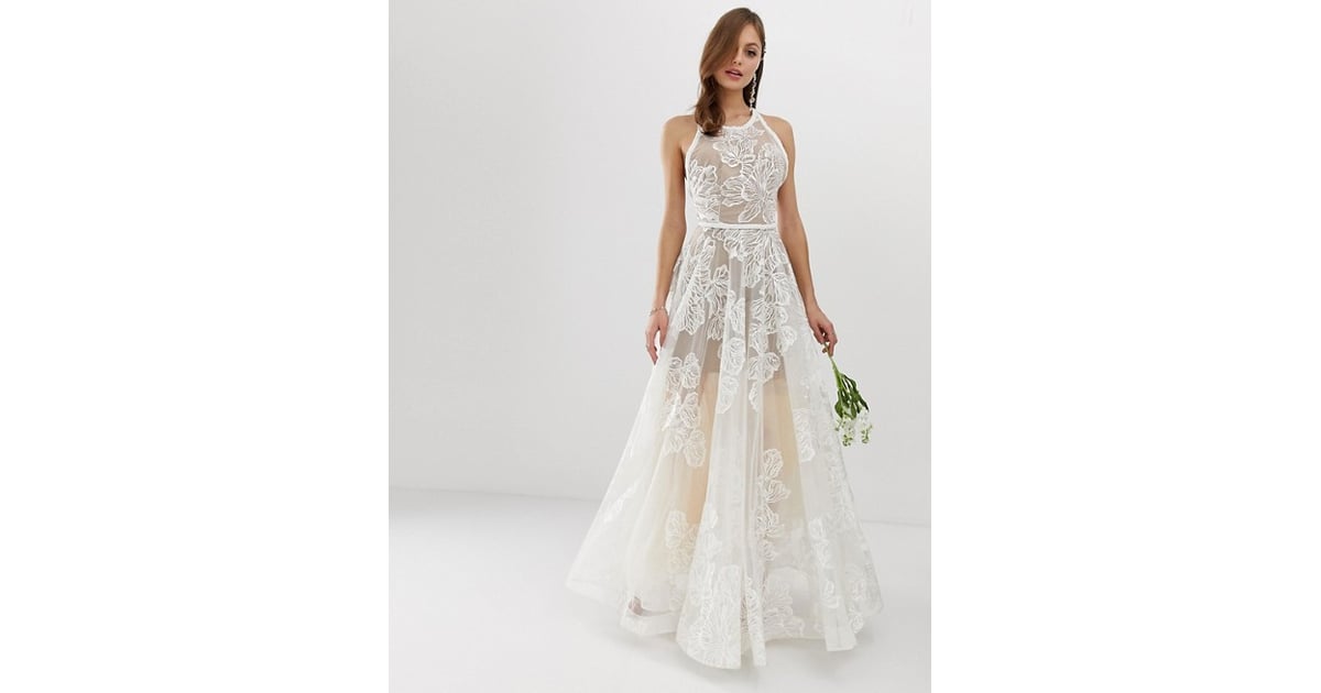 bronx-banco-exclusive-fiora-embellished-bridal-gown-cheap-asos-wedding-dresses-popsugar