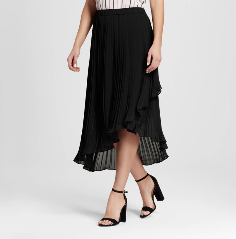 Notations Pleated Tulip Skirt