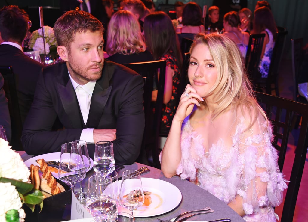 Calvin Harris and Ellie Goulding at GQ Awards September 2016