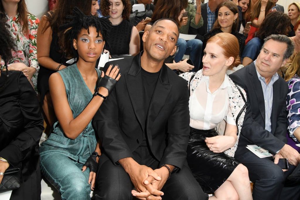 Will Smith and Willow Smith at Paris Fashion Week July 2016