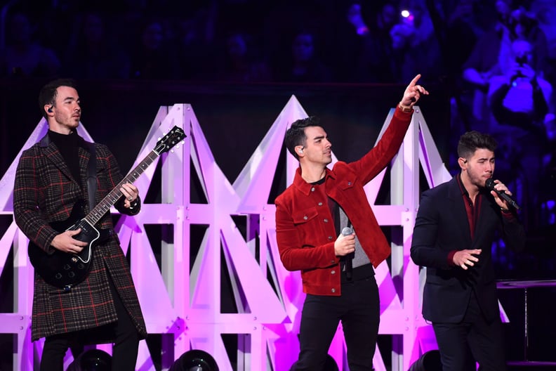 The Jonas Brothers at iHeartRadio's Jingle Ball in NYC