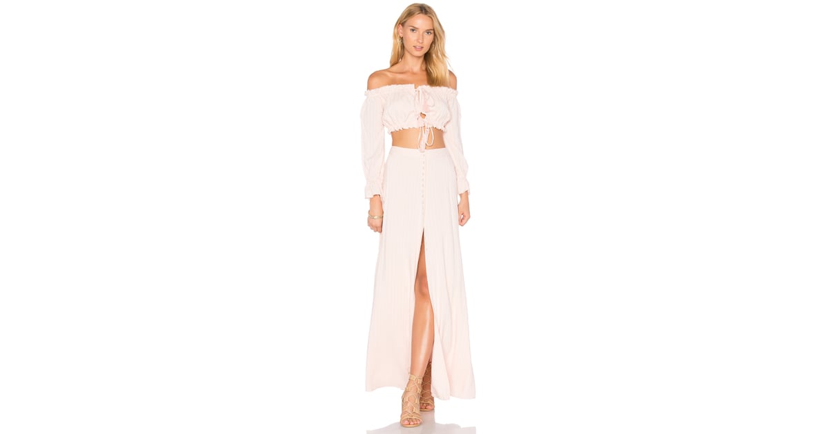 Majorelle x Revolve Crop Top and Maxi Skirt Set | Summer Shopping Guide