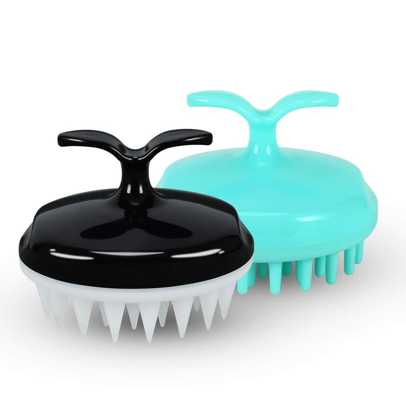 For Scalp Exfoliation: Handheld Scalp Massager Shampoo Brush