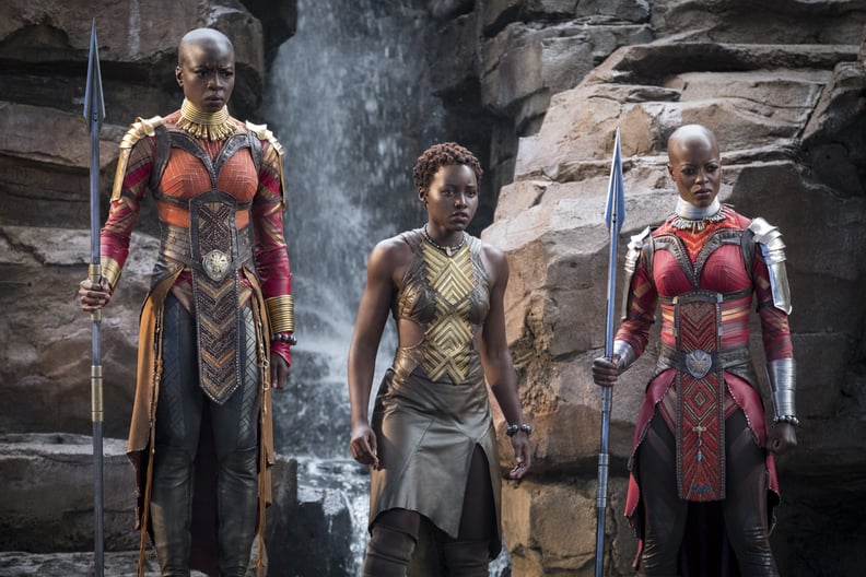 Okoye, Nakia, and Ayo