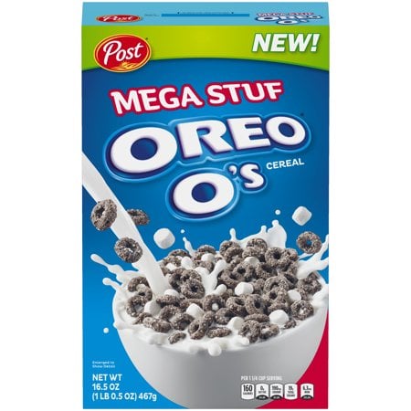 Post Oreo O's  Mega Stuf Cereal
