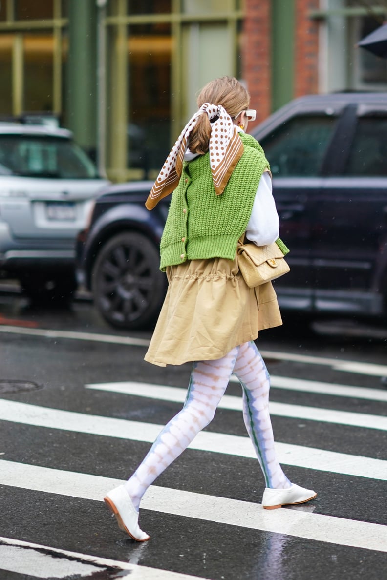 Cardigan Outfits Draped Over the Shoulders